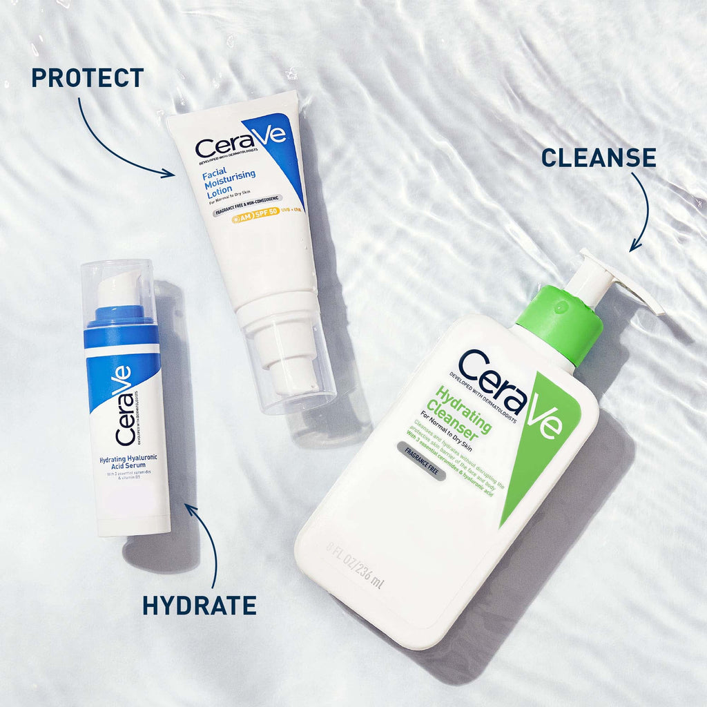 CeraVe Hydrating Cleanser with Hyaluronic Acid for Normal to Dry Skin 473ml