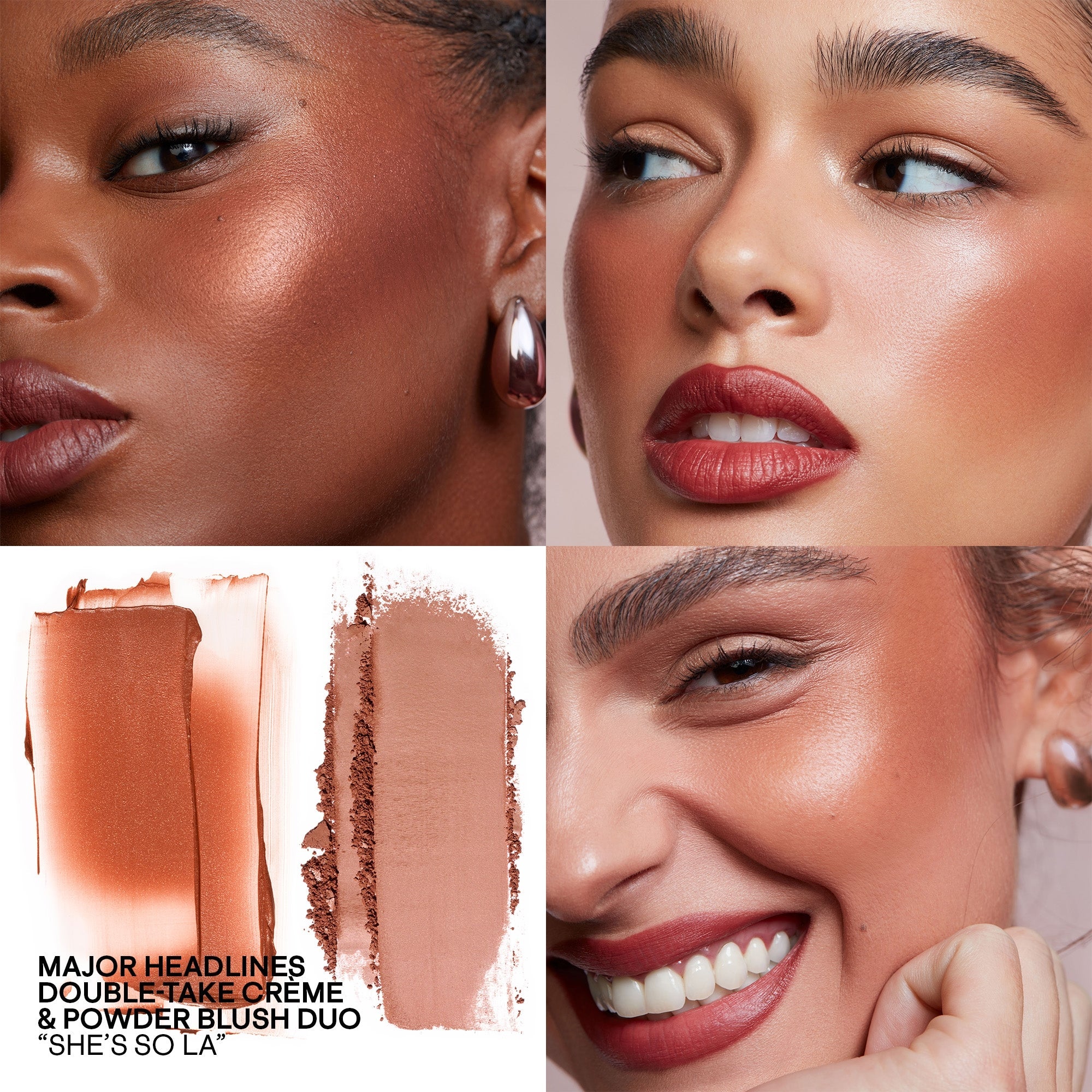 Major Headlines Double-Take Cream and Powder Blush Duo 10.5g by PATRICK TA