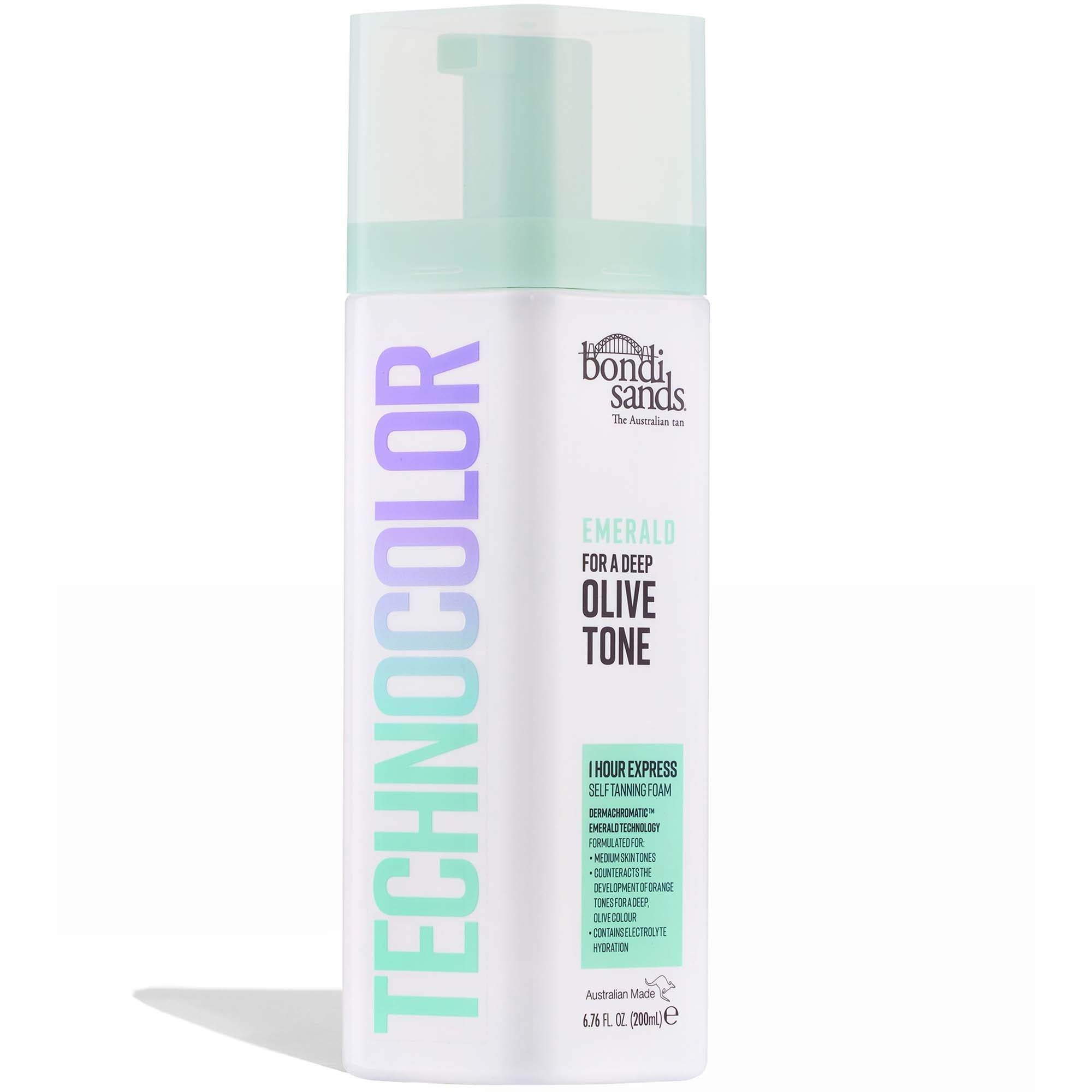 Technocolor 1 Hour Express Self Tanning Foam Emerald 200ml