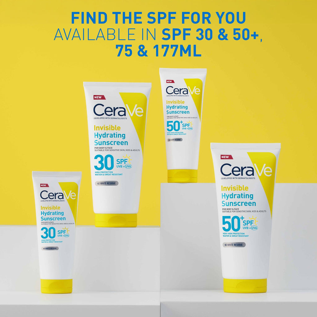 Invisible Hydrating Sunscreen SPF 50 for Body & Face 177ml