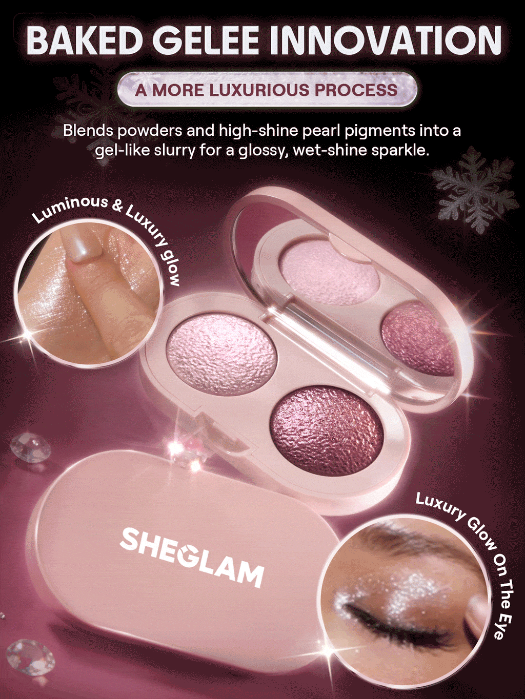 Prismalight Baked Gelee Eyeshadow Duo by Sheglam