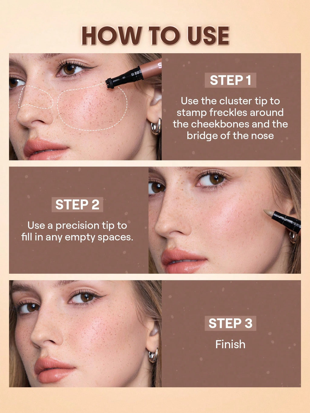 Double Dot Freckle Pen Fawn 2ml by Sheglam