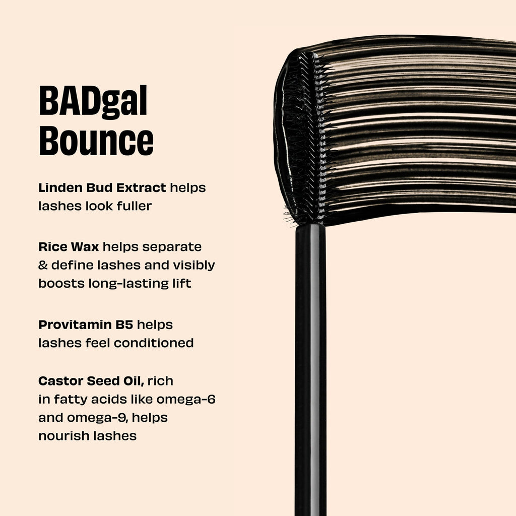 BADgal Bounce Pump'd Up Fluffier Volumising Mascara Brown 8.5g