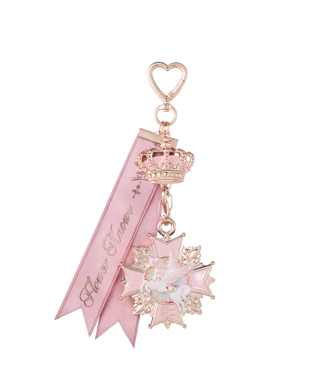 Flower Knows Knight Unicorn Eyeshadow Palette & Charm 01 Gilt Pink