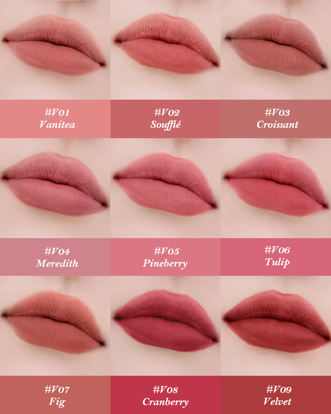 Velvet Cupid’s Trio Set