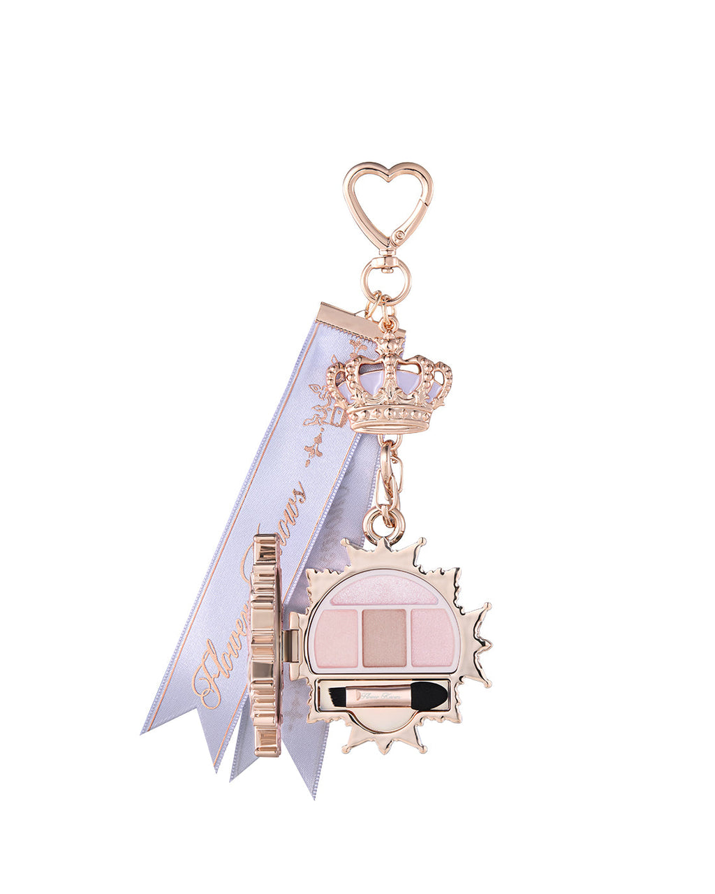 Flower Knows Knight Unicorn Eyeshadow Palette & Charm 01 Gilt Pink