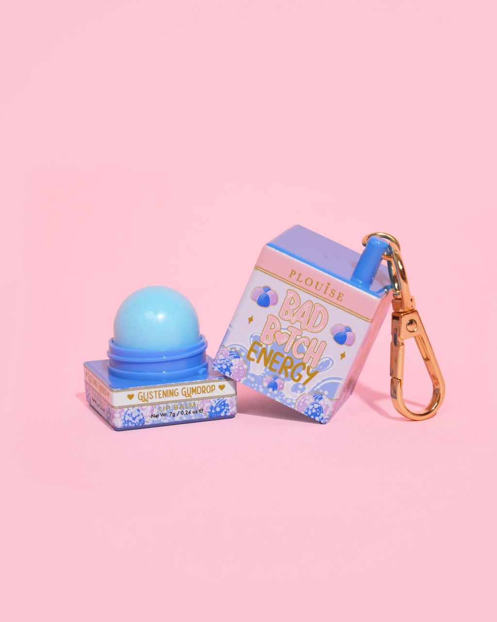 Bad Bitch Energy Keychain Lip Balm by P. Louise Cosmetics