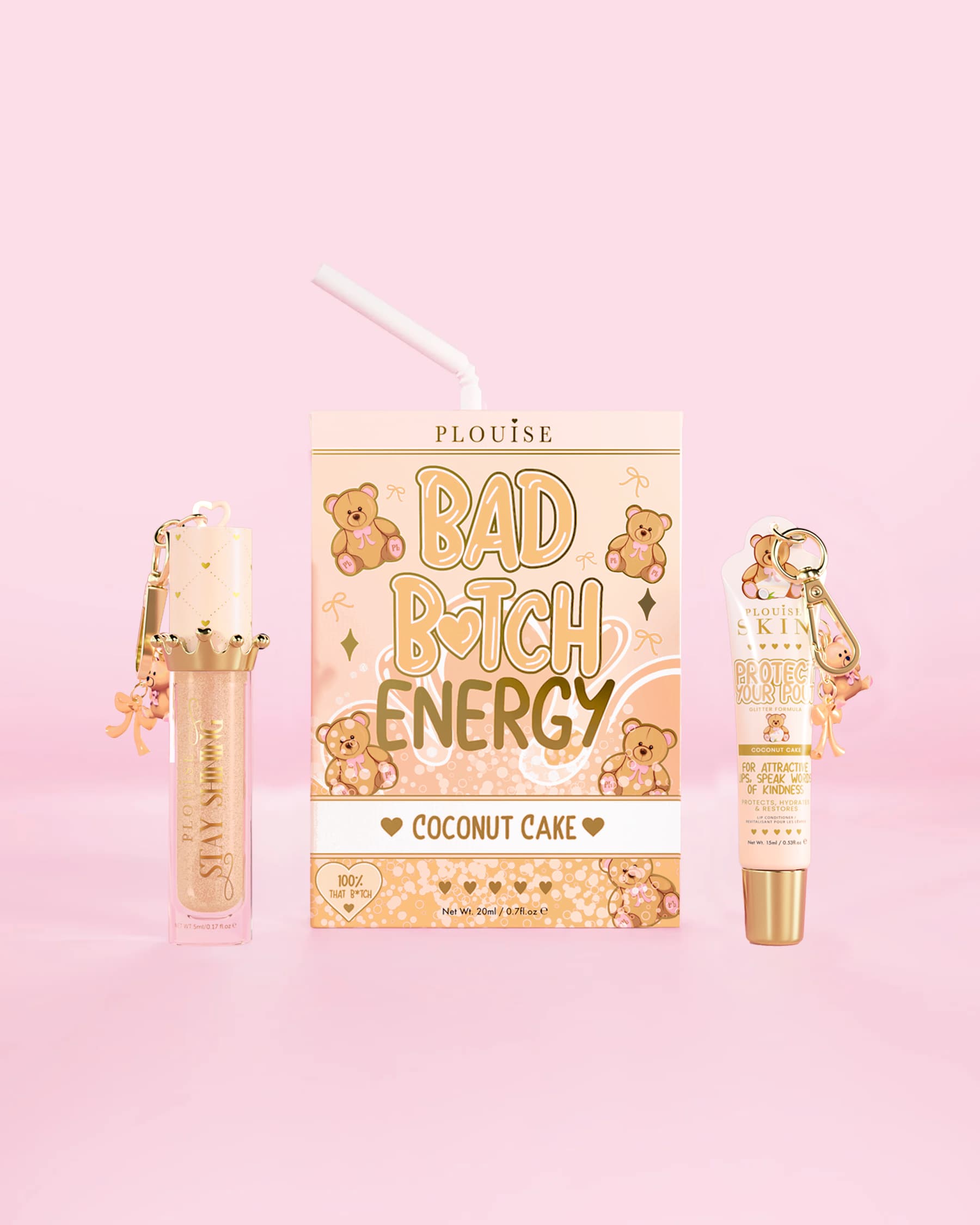 Bad Bitch Energy Lip Conditioner & Lip Oil Duo by P.Louise