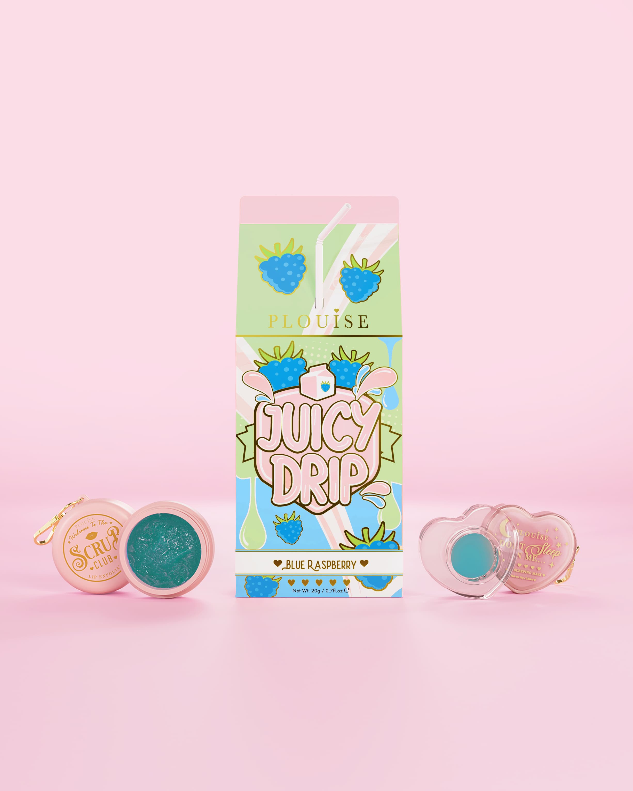 Juicy Drip Lip Scrub & Lip Mask Duo by P. Louise Cosmetics
