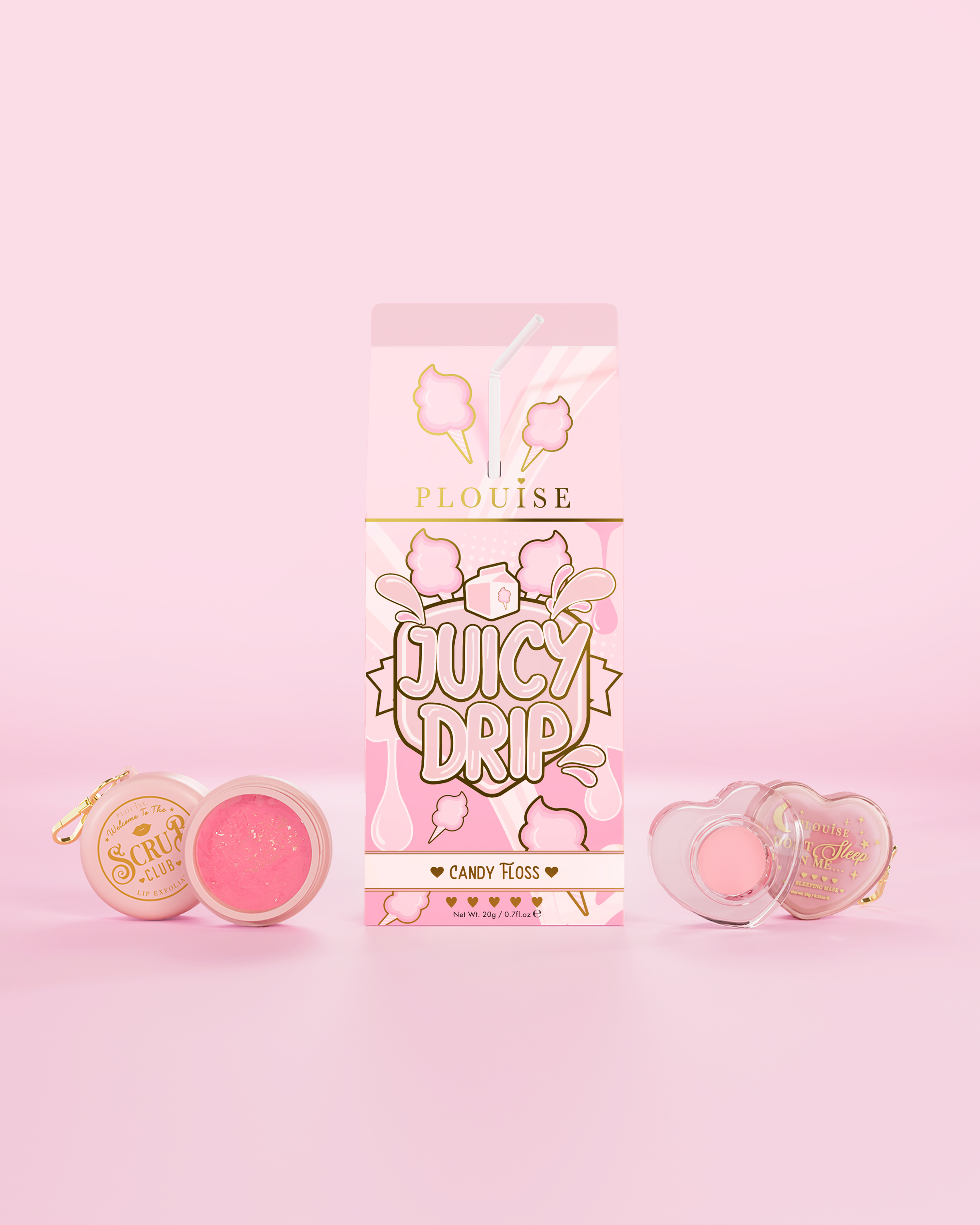 Juicy Drip Lip Scrub & Lip Mask Duo by P. Louise Cosmetics