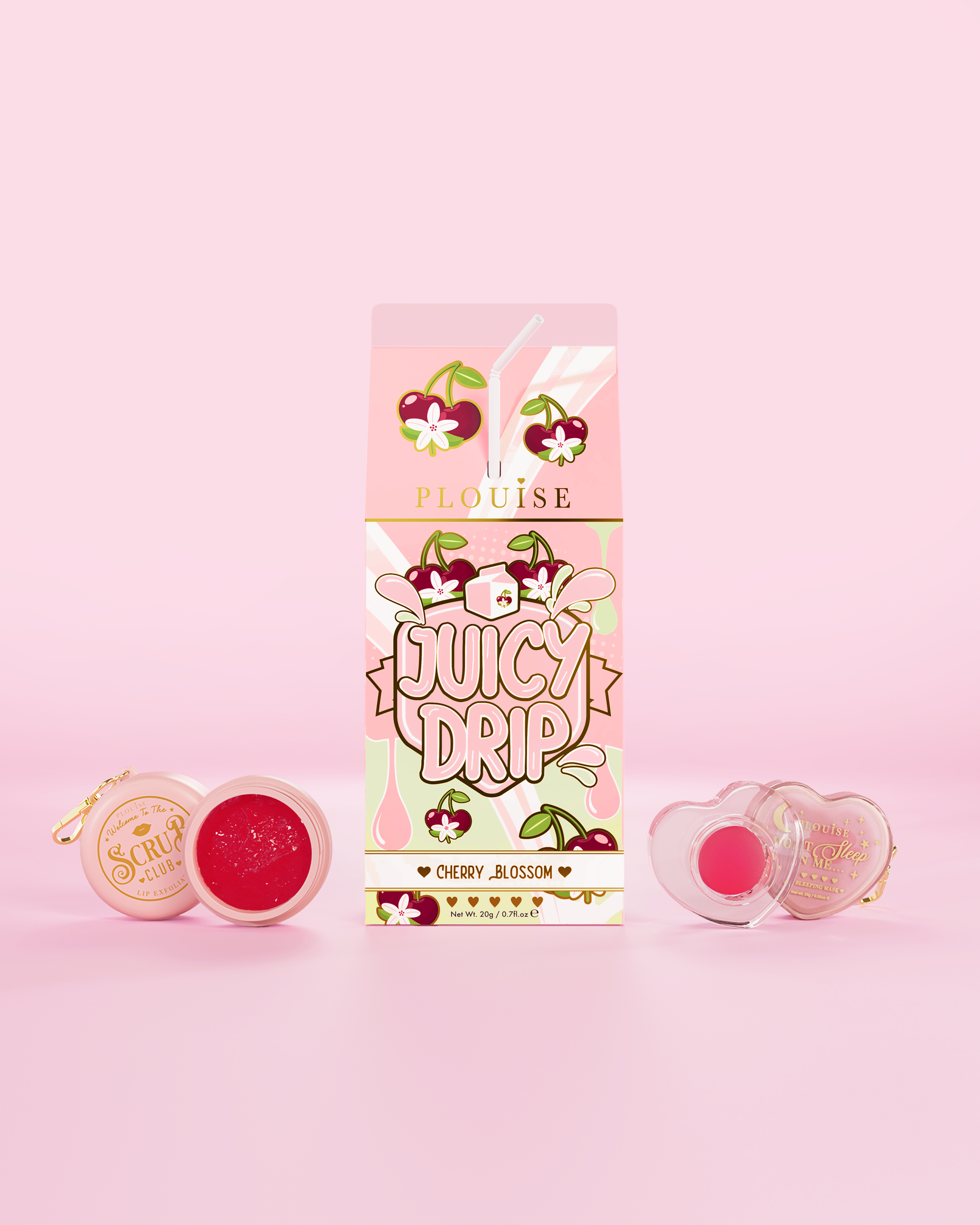 Juicy Drip Lip Scrub & Lip Mask Duo by P. Louise Cosmetics