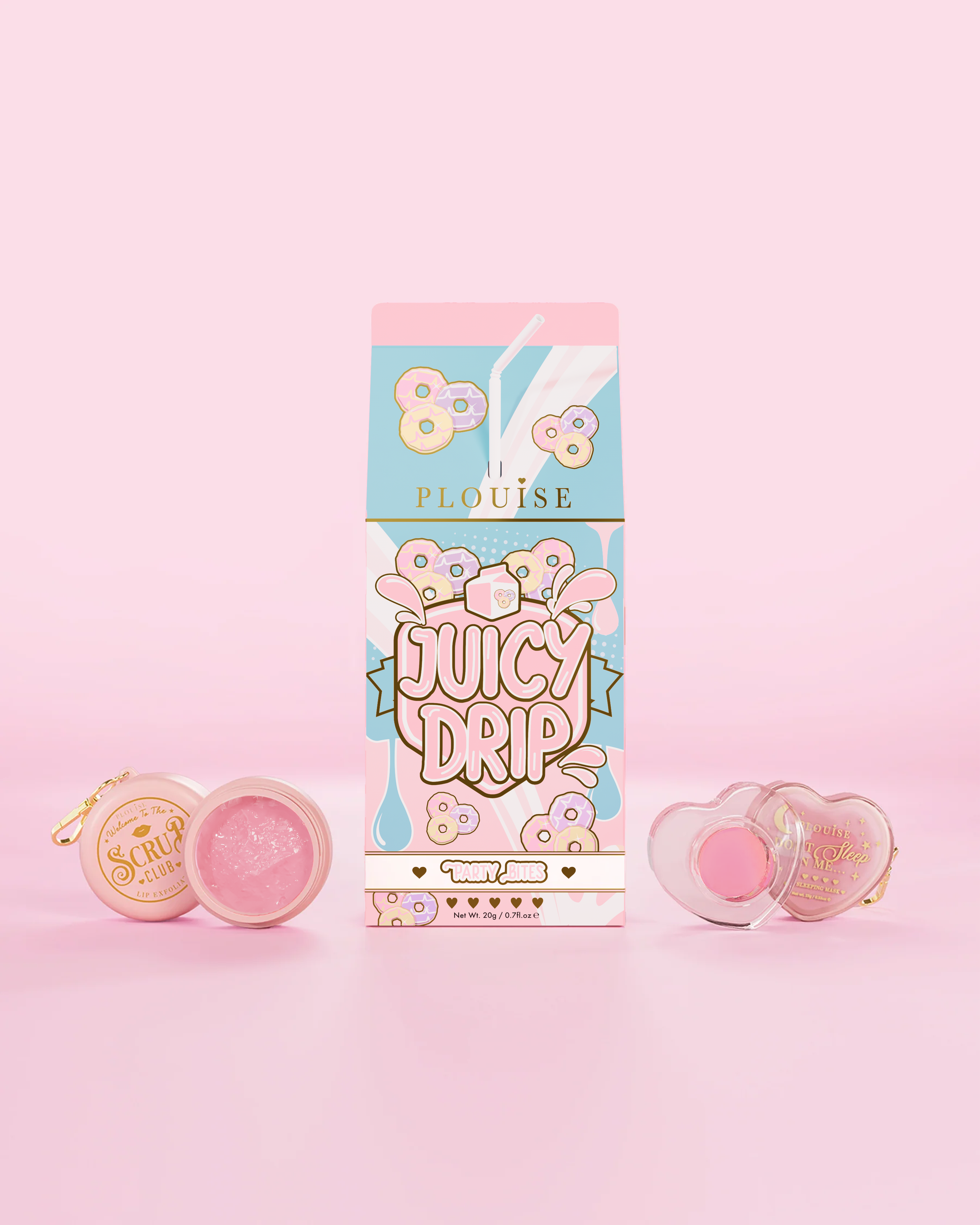 Juicy Drip Lip Scrub & Lip Mask Duo by P. Louise Cosmetics