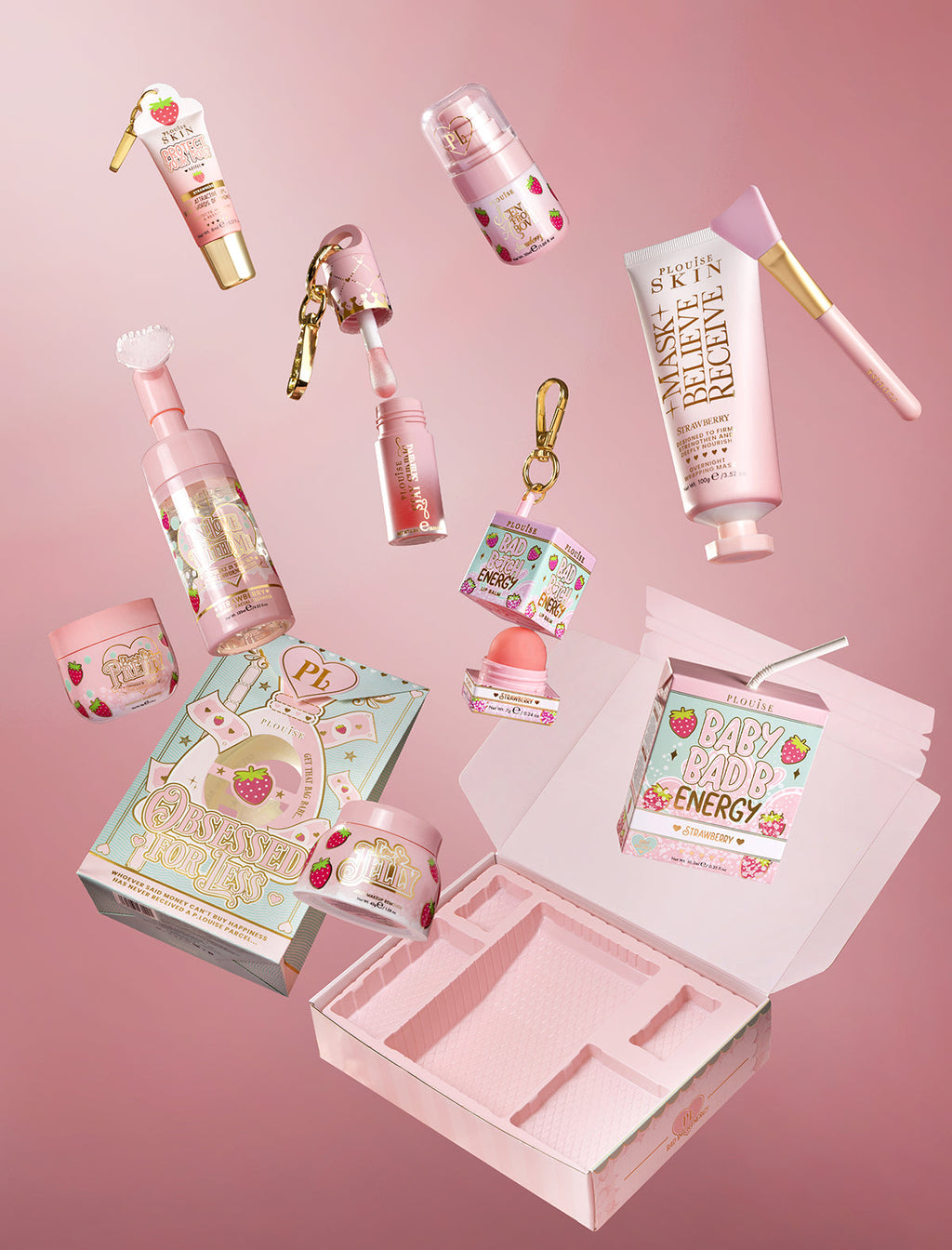 Strawberry Obsessed For Bad Bitch Bundle by P. Louise Cosmetics