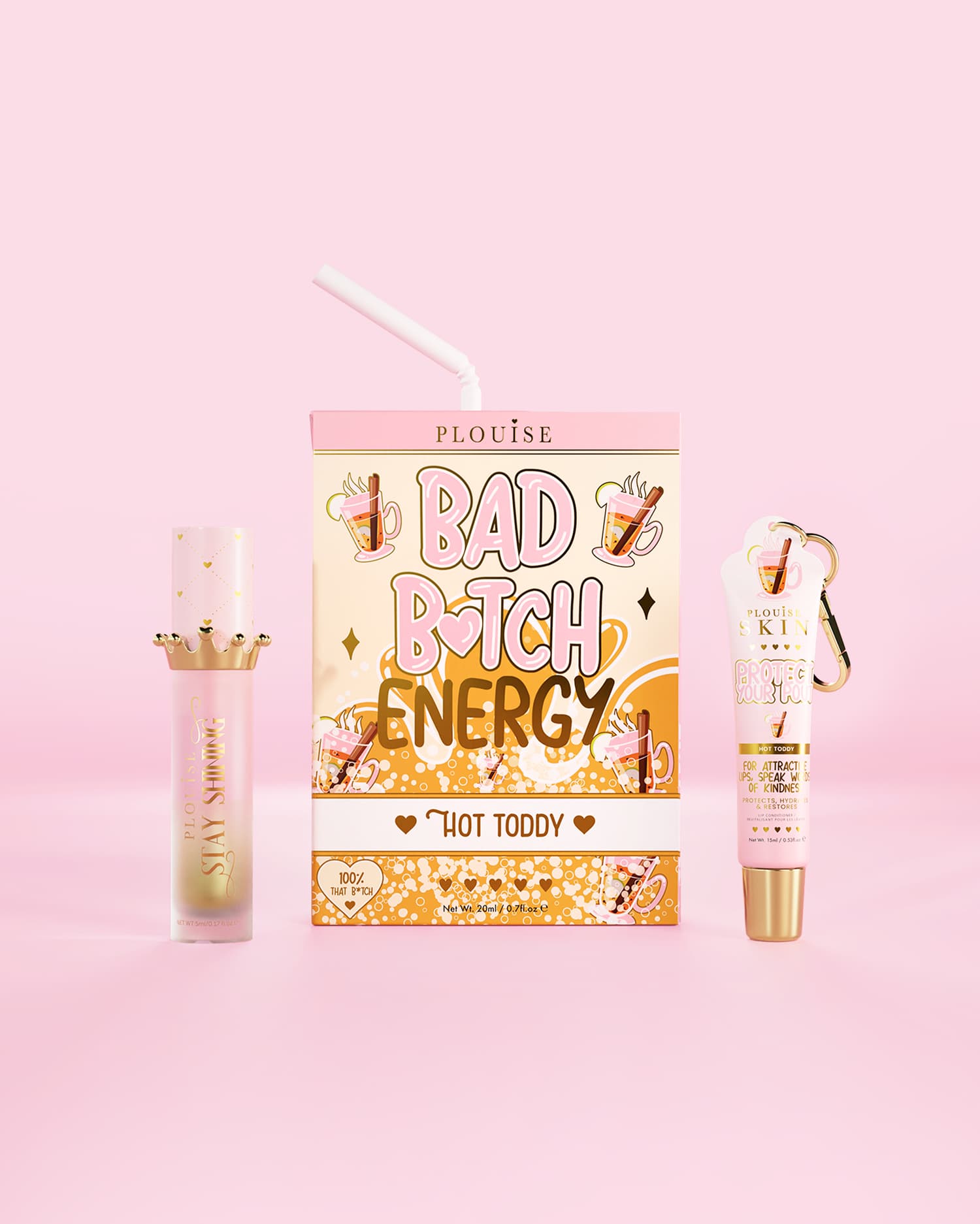 Bad Bitch Energy Lip Conditioner & Lip Oil Duo by P.Louise