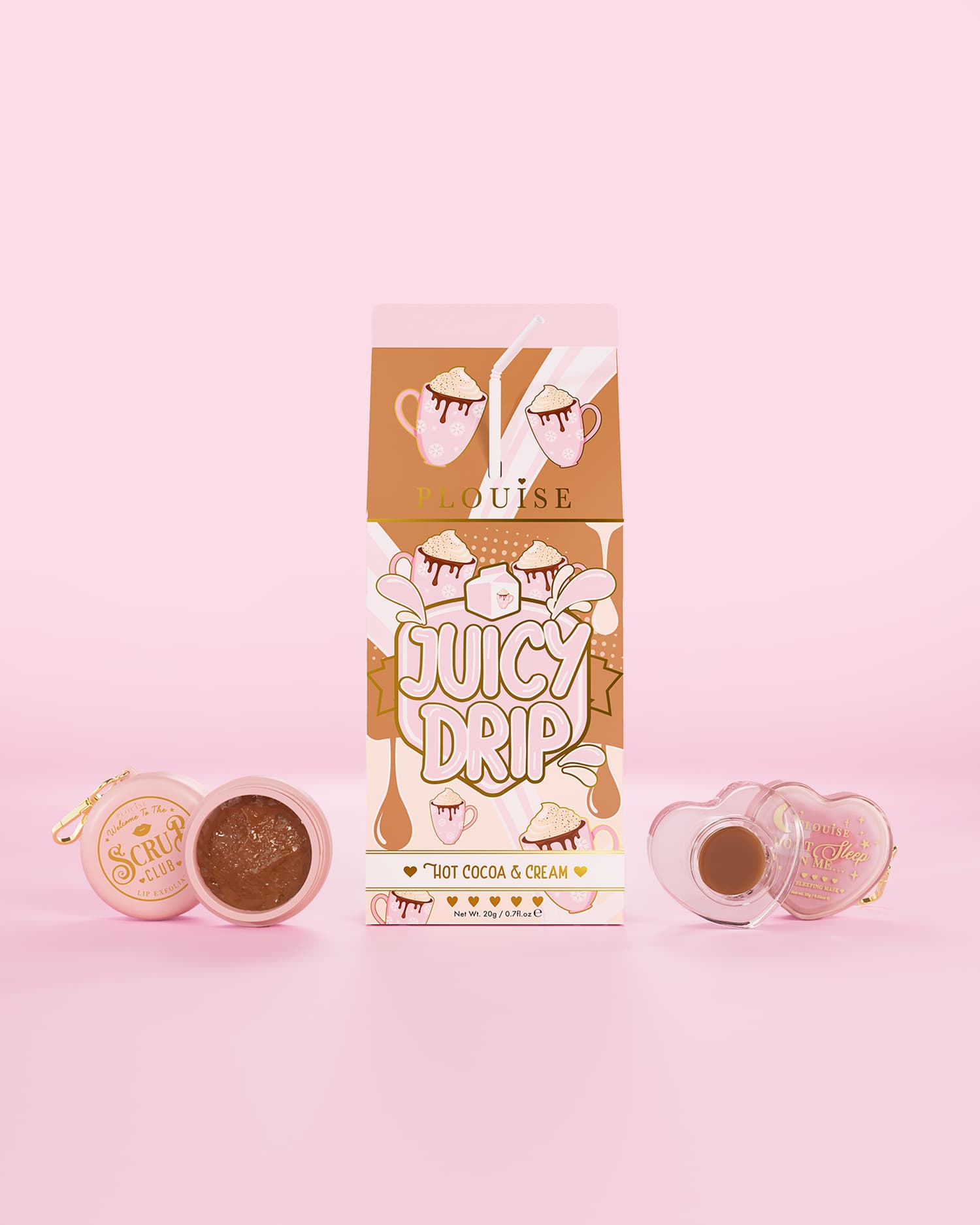 Juicy Drip Lip Scrub & Lip Mask Duo by P. Louise Cosmetics