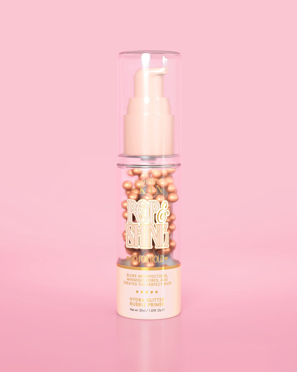 Pop & Shine Glitter Bubble Primer Go For Gold by P. Louise Cosmetics