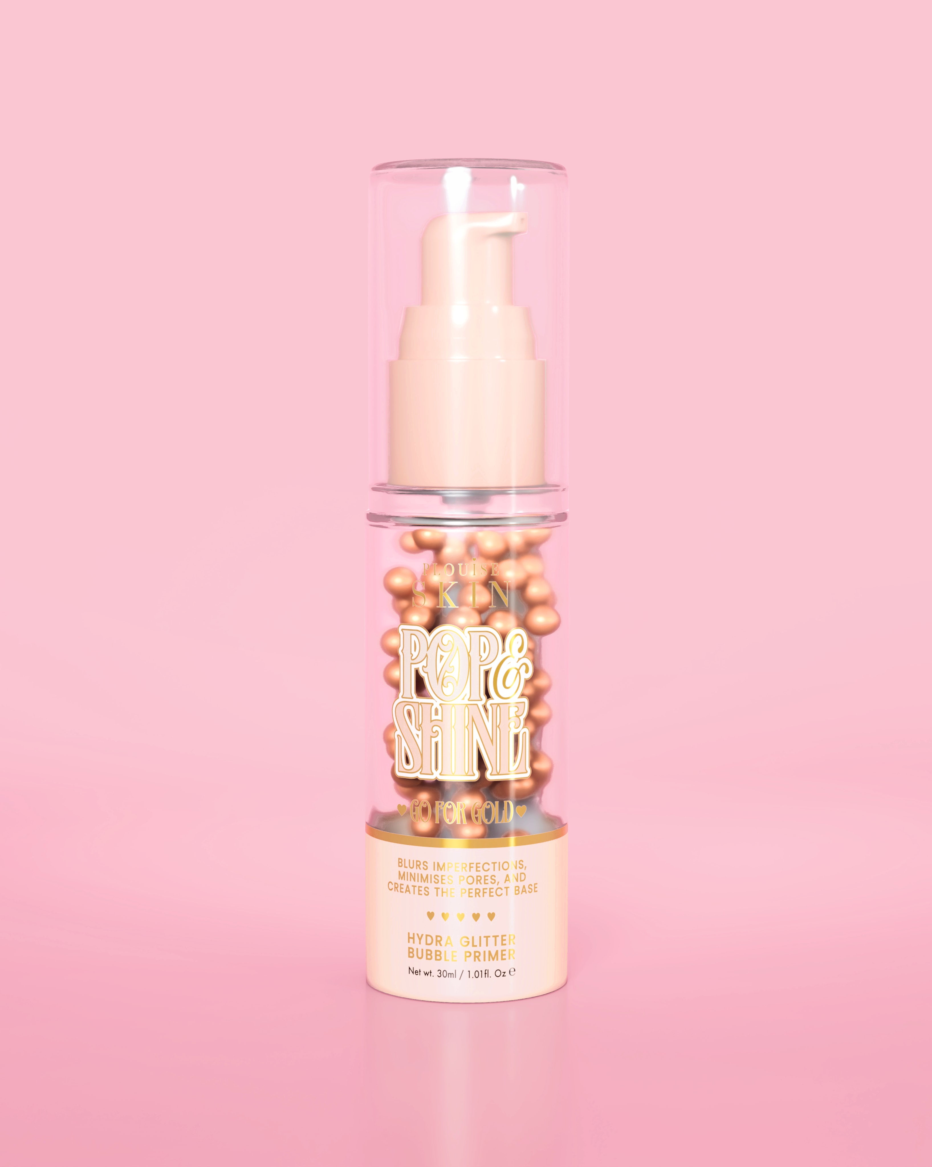 Pop & Shine Glitter Bubble Primer Go For Gold by P. Louise Cosmetics