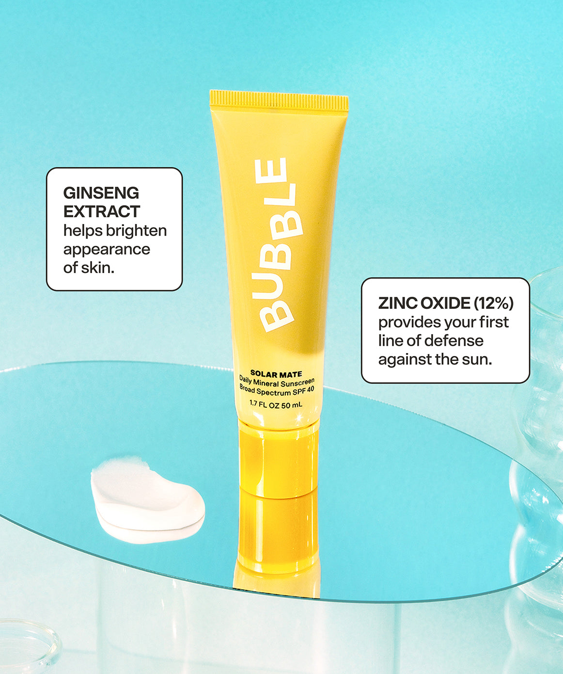 Solar Mate Sunscreen SPF 40 50ml by Bubble Skincare