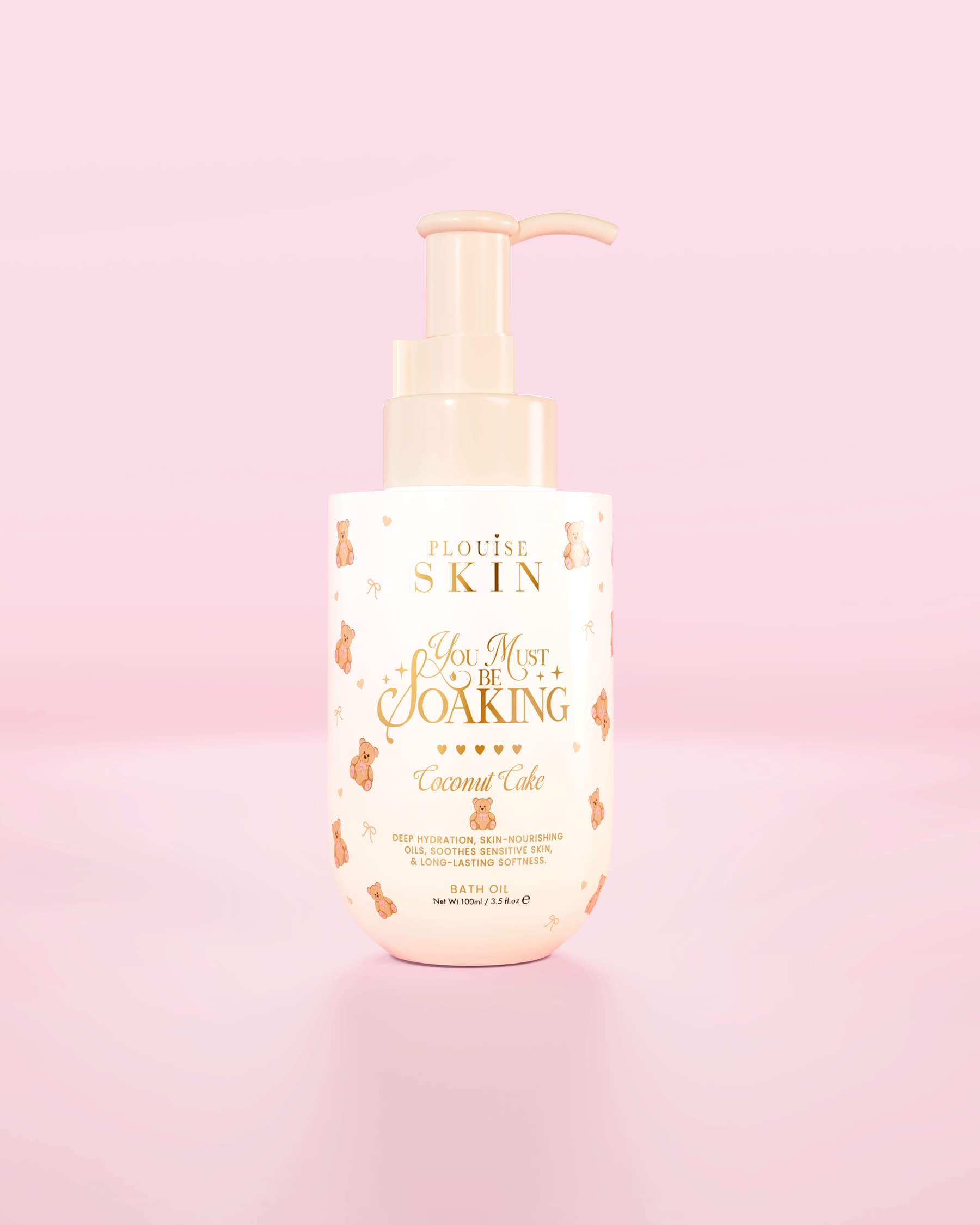 Teddy Touch Large Print Bag & Bodycare Set by P. Louise Cosmetics