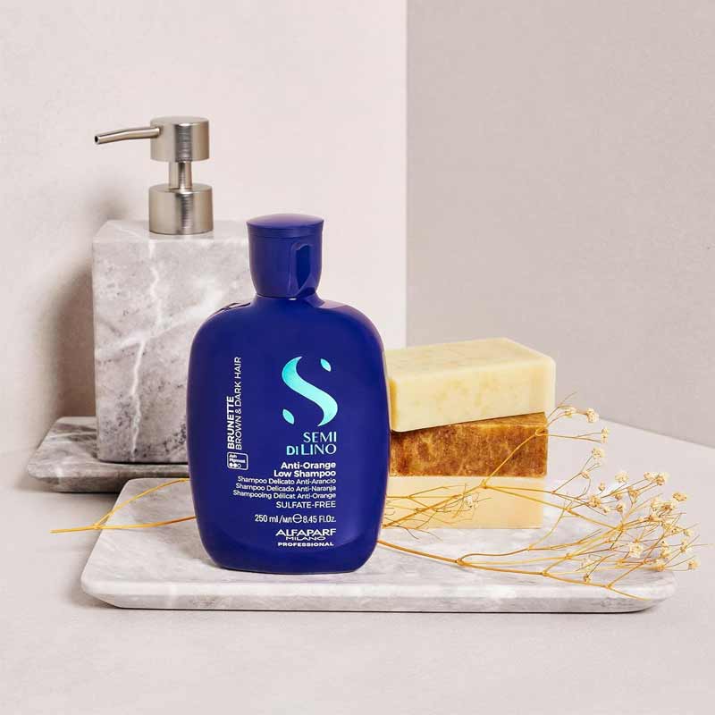 Semi Di Lino Brunette Anti-Orange Shampoo & Conditioner Duo by Alfaparf
