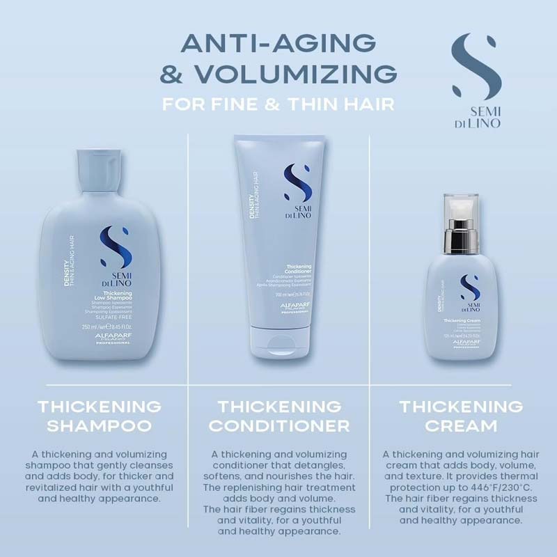 Semi Di Lino Density Thickening Low Shampoo For Thin Hair by Alfaparf