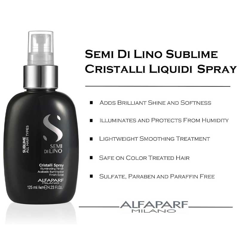 Semi Di Lino Sublime Cristalli Spray For Enhanced Shine by Alfaparf