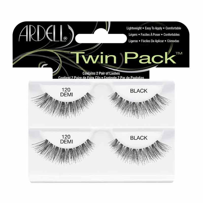 120 Demi Lashes Black Twin Pack by Ardell