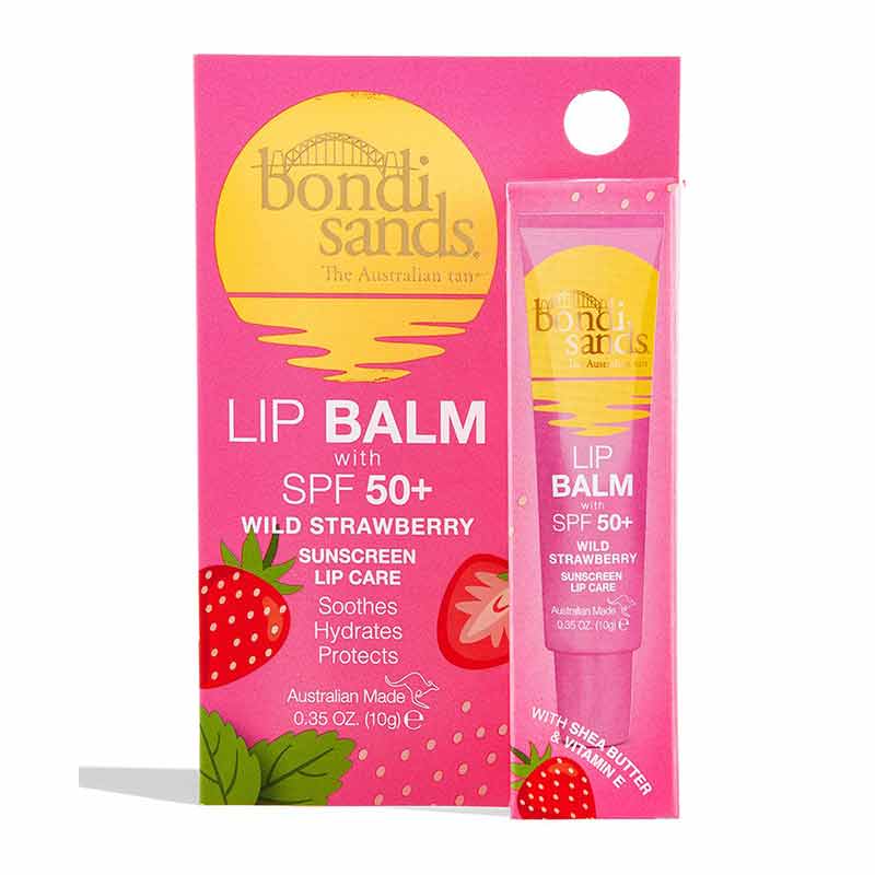 SPF 50+ Lip Balm Coconut Strawberry Mango Vanilla Watermelon by Bondi Sands