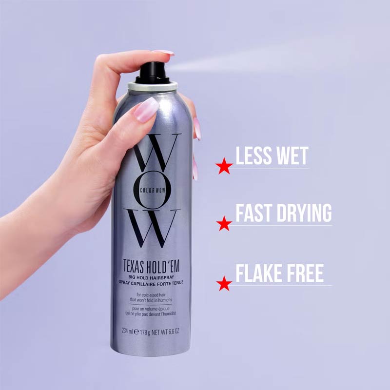 Texas Hold 'Em Big Hold Hairspray by Color Wow