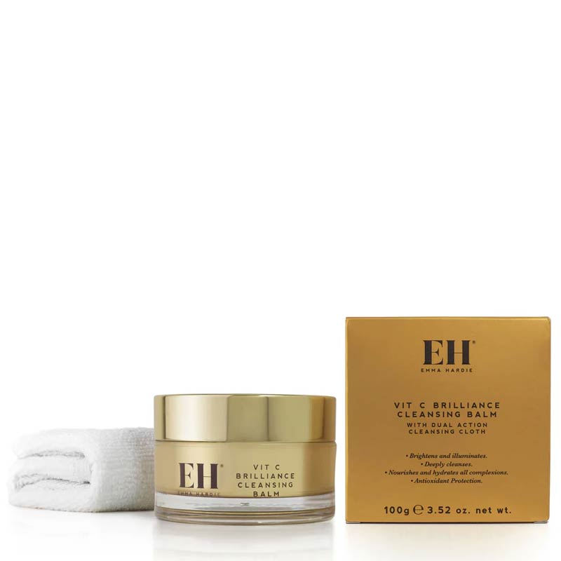 Vit C Brilliance Cleansing Balm with Dual Action Cleansing Cloth