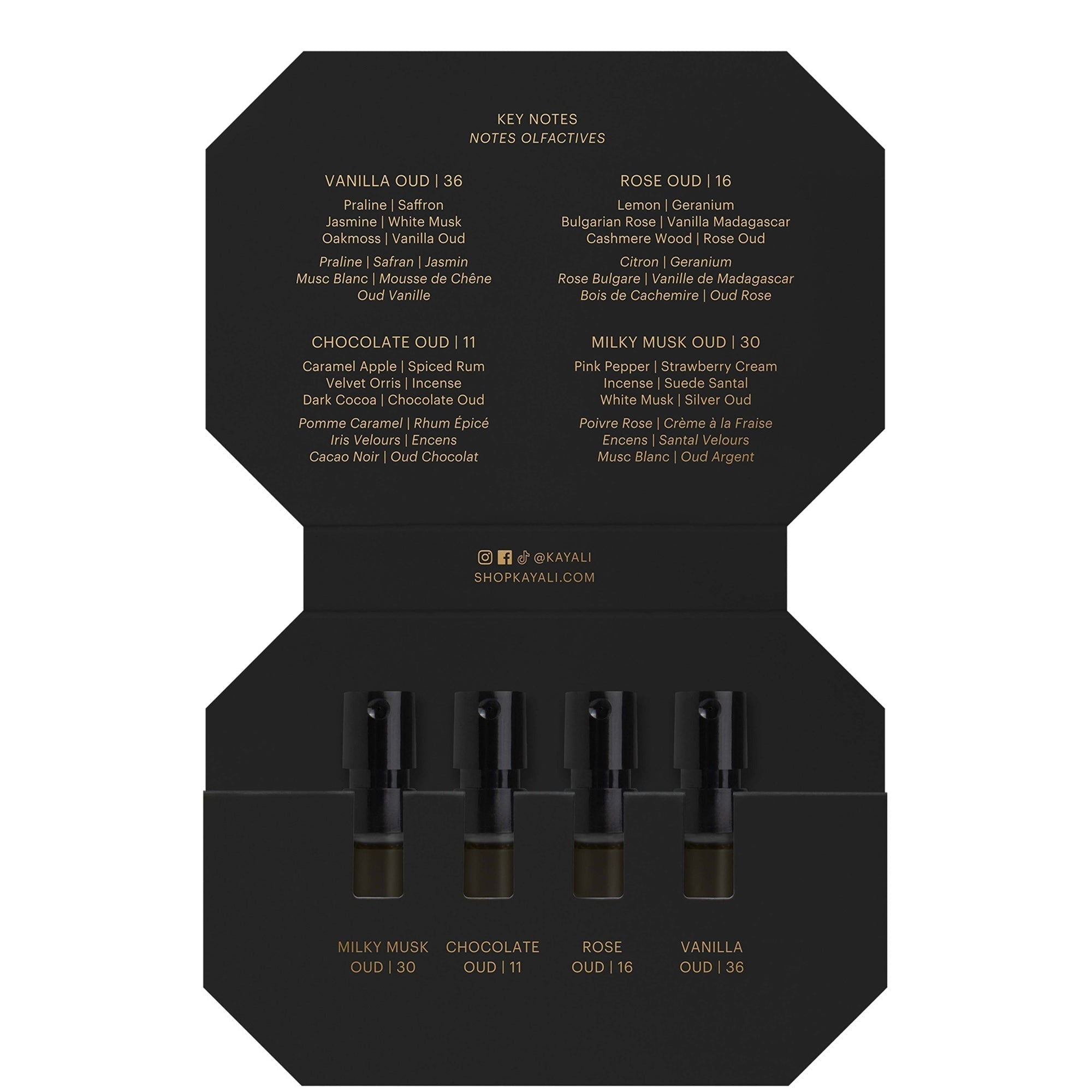 KAYALI Oudgasm Sampler Set 4 x 1.5ml