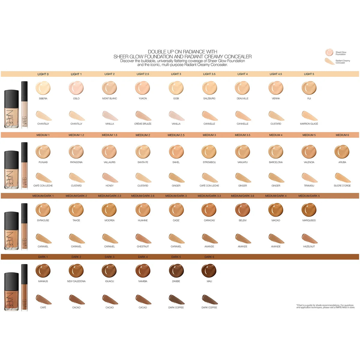 Sheer Glow Foundation 30ml by NARS