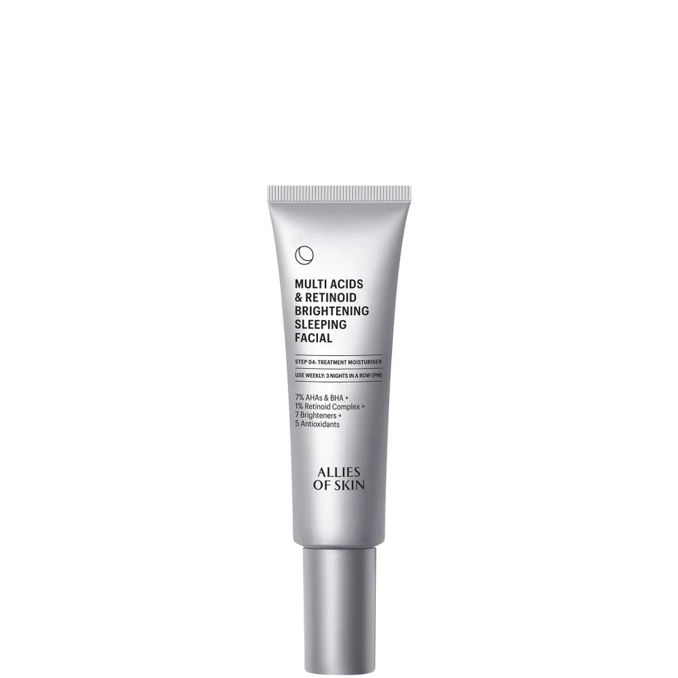 Allies of Skin Multi Acids & Retinoid Brightening Sleeping Facial 48ml