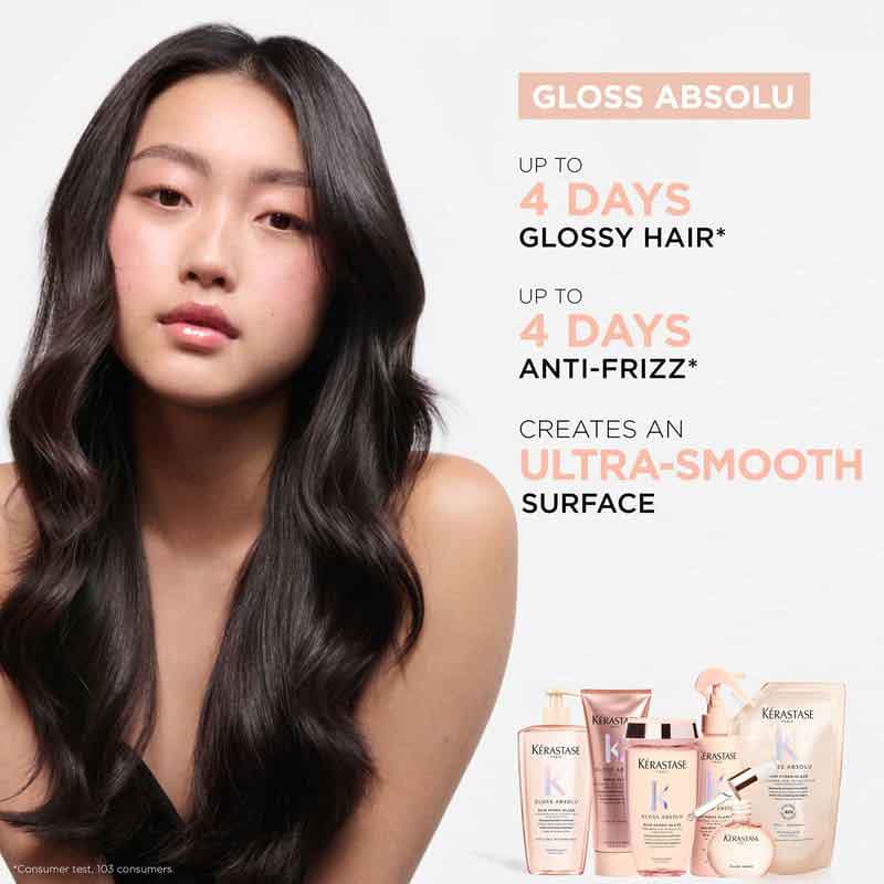 Gloss Absolu Anti-Frizz Glaze Milk All-In-1 Spray For Long, Frizzy Hair by Kérastase