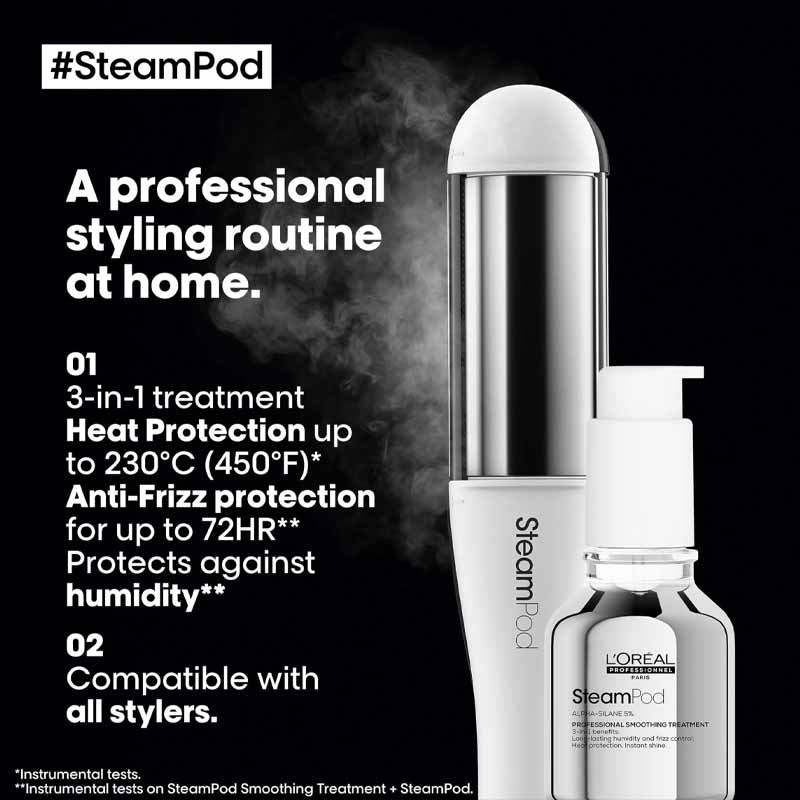 SteamPod Smoothing Treatment Serum by L'Oréal Professionnel