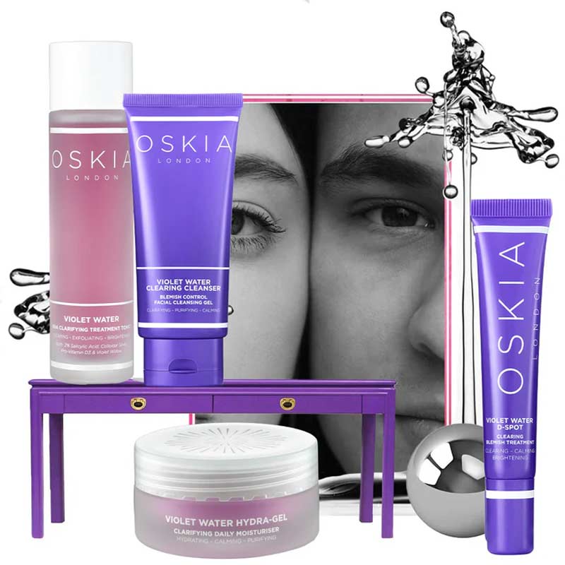 Violet Water Hydra-Gel Clarifying Daily Moisturiser by OSKIA