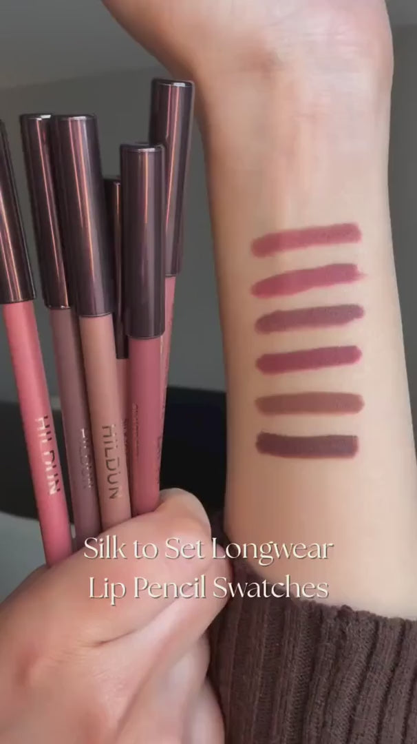 Silk to Set Longwear Lip Liner Pencil by Hildun Beauty