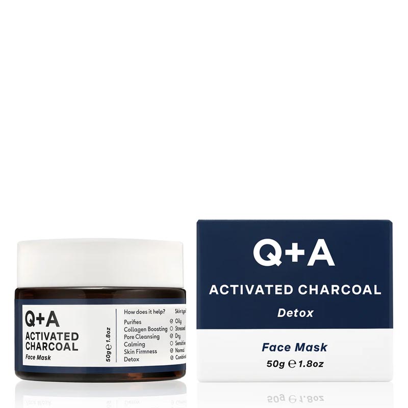 Q+A Activated Charcoal Face Mask