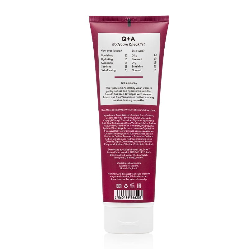 Hyaluronic Acid Body Wash by Q + A