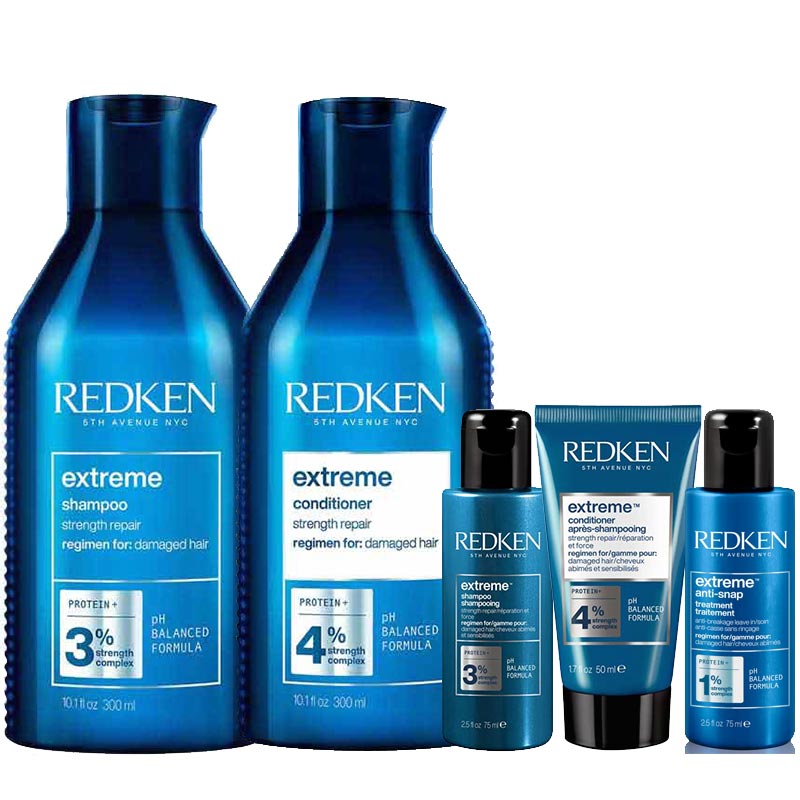 Extreme Home & Away Bundle + Free Extreme Anti Snap Treatment by Redken