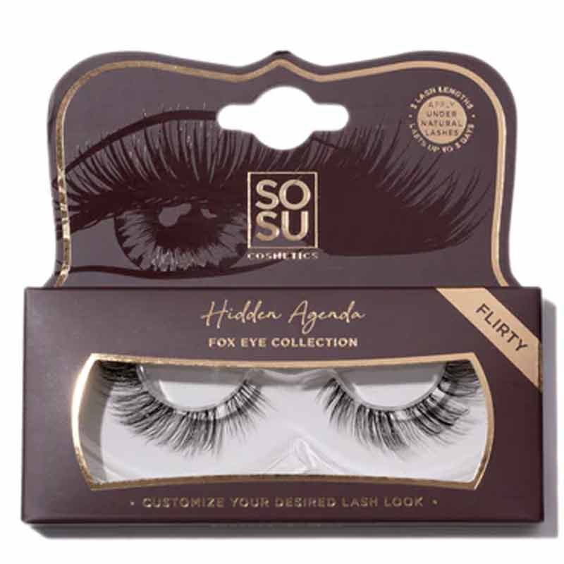 Hidden Agenda Fox Eye False Lashes Flirty by SOSU Cosmetics