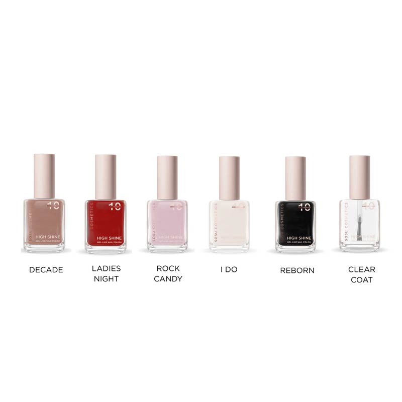 High Shine Gel-Like Nail Polish by SOSU Cosmetics