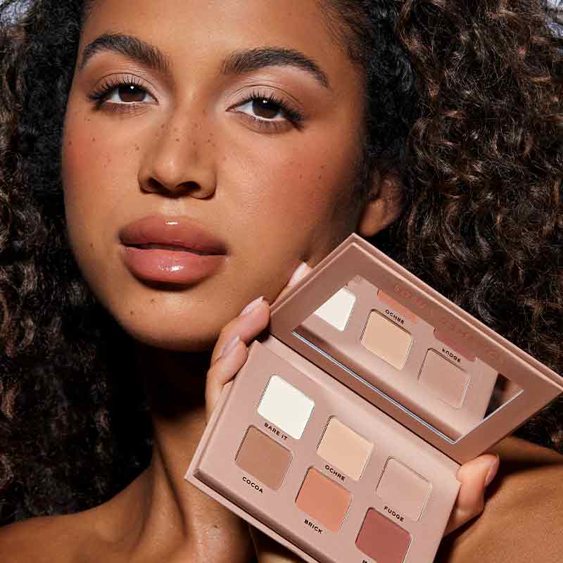 Matte Eyeshadow Palette Warm by SOSU Cosmetics