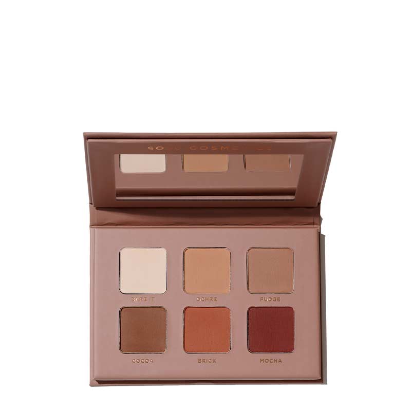 Matte Eyeshadow Palette Warm by SOSU Cosmetics