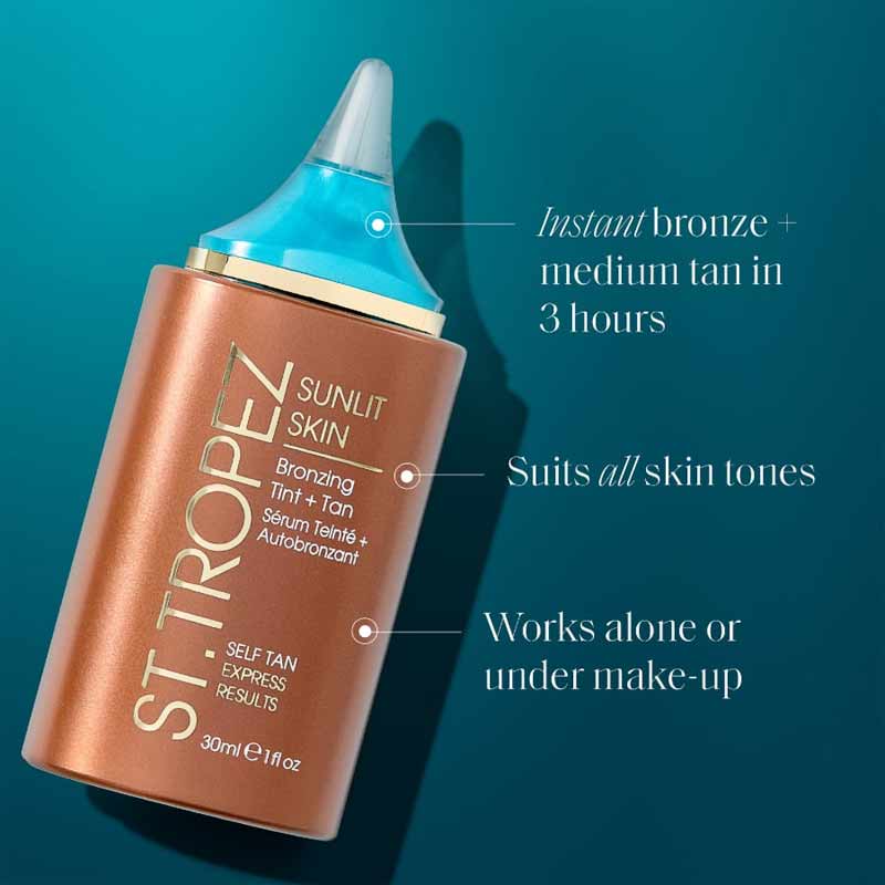 Express Sunlit Skin Face Bronzing Tint & Tan by St. Tropez